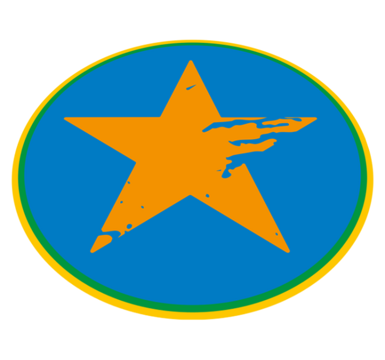 现在全明星明星乙烯基地毯 - TenStickers