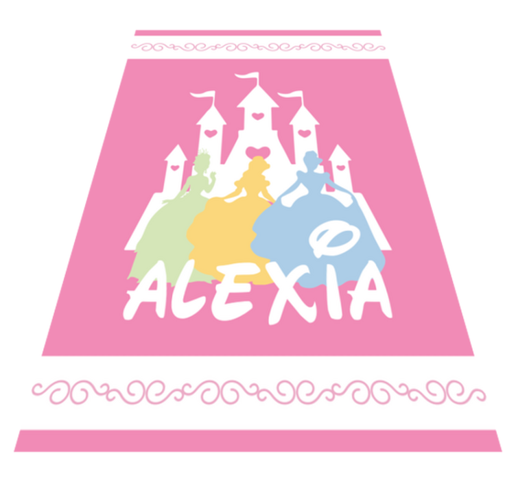 乙烯基地毯名称梦幻童话城堡 - TenStickers