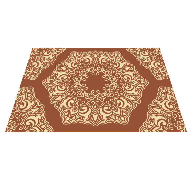 乙烯基地毯复杂植物排列 - TenStickers