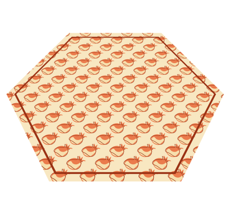 乙烯基厨房地毯迷人的鸟类图案 - TenStickers