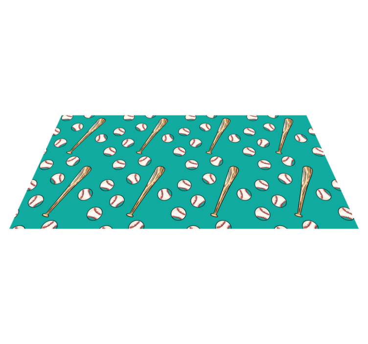 乙烯基地毯游戏带来棒球图案乐趣 - TenStickers