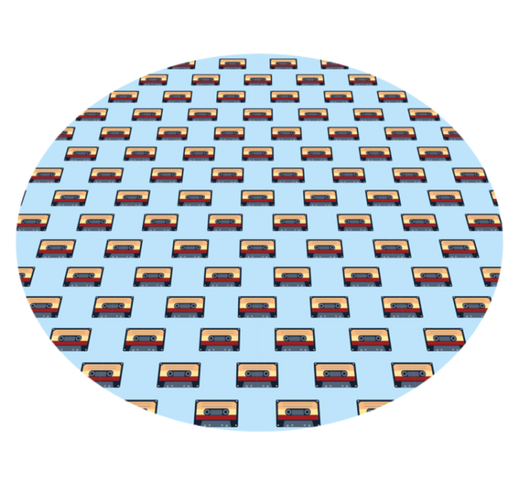 乙烯基复古地毯复古卡带概念 - TenStickers