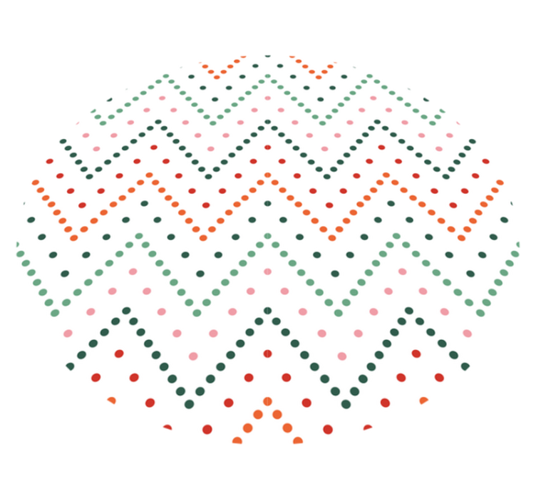 极简主义彩色人字形点缀设计 - TenStickers