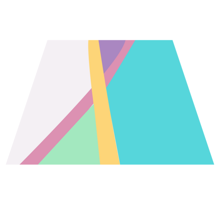 乙烯基地毯色彩丰富的抽象层次 - TenStickers