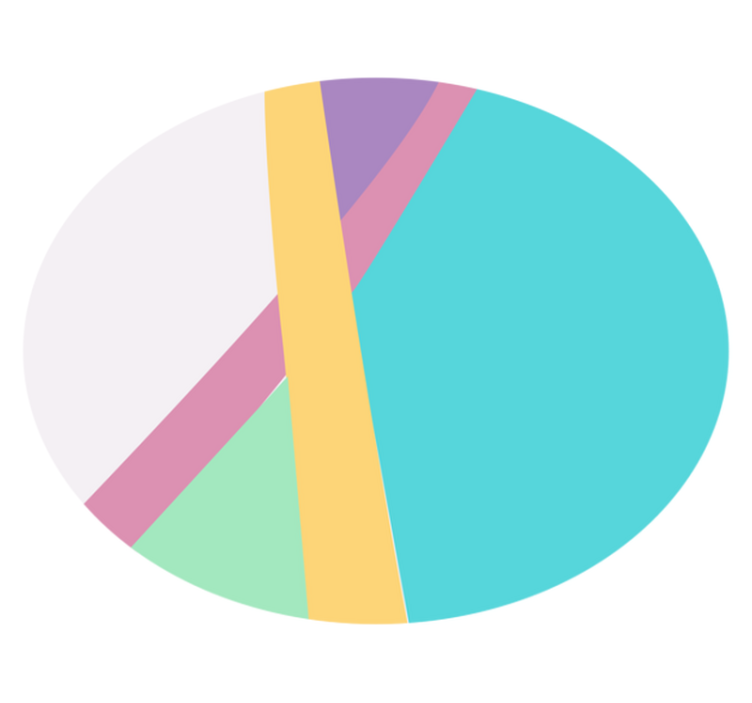 极简主义与大胆色块融合的设计 - TenStickers