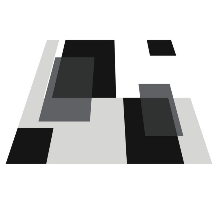 极简主义单色方形布局 - TenStickers