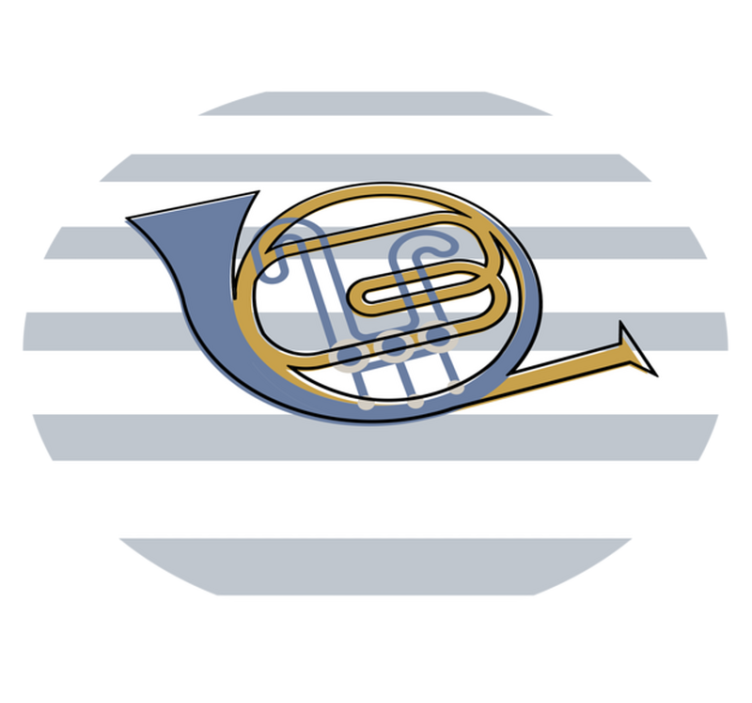 圆号线艺术设计现代地毯 - TenStickers