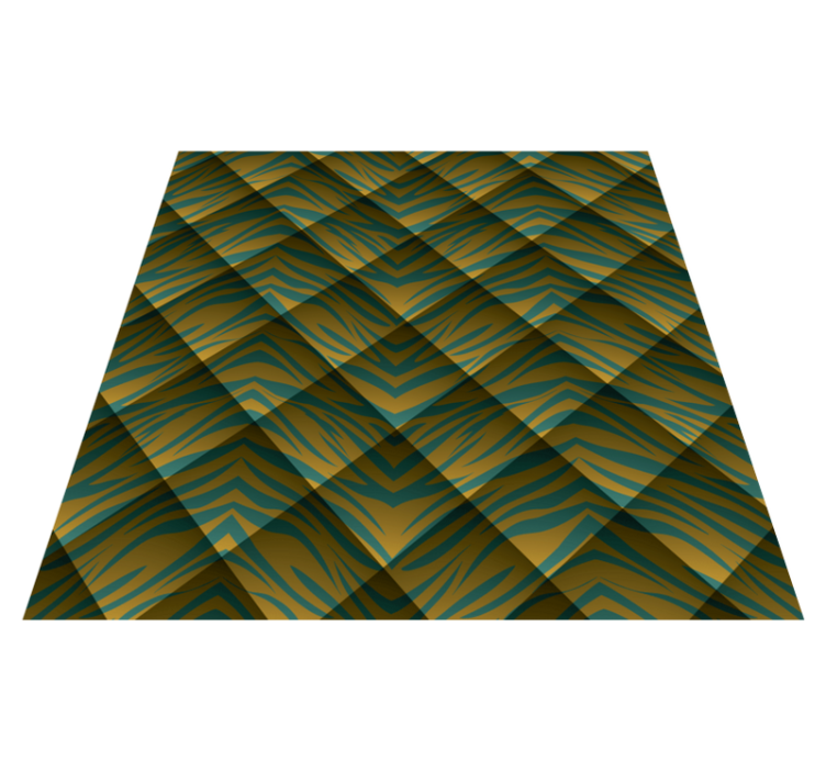 乙烯基地毯动物印花斑马图案融合 - TenStickers