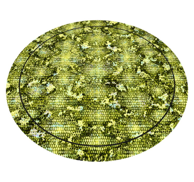 乙烯基地毯 郁郁葱葱的绿色图案 - TenStickers