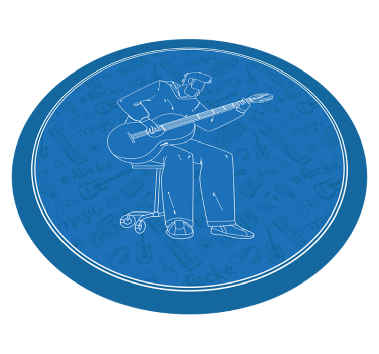 乙烯基地毯带来音乐氛围 - TenStickers