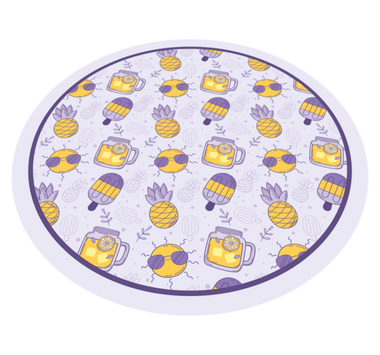 乙烯基地毯带来热带夏日乐趣 - TenStickers