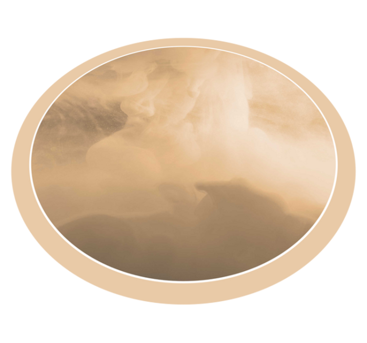 乙烯基地毯浴室柔和奶油波纹 - TenStickers