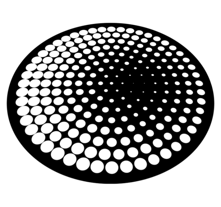 乙烯基地毯几何点状图案 - TenStickers