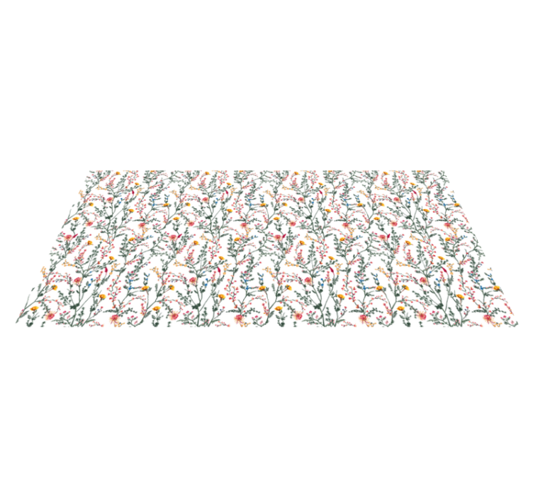 色彩缤纷的花园与植物花卉地毯 - TenStickers