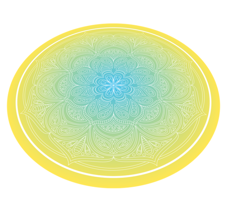 乙烯基地毯带有精美花卉图案 - TenStickers