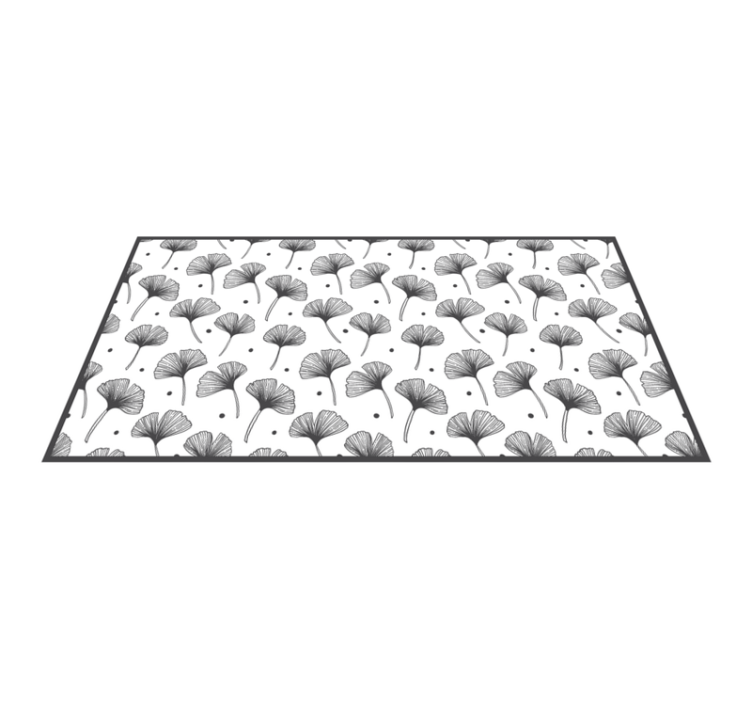 天然乙烯基地毯灵感来自银杏叶 - TenStickers