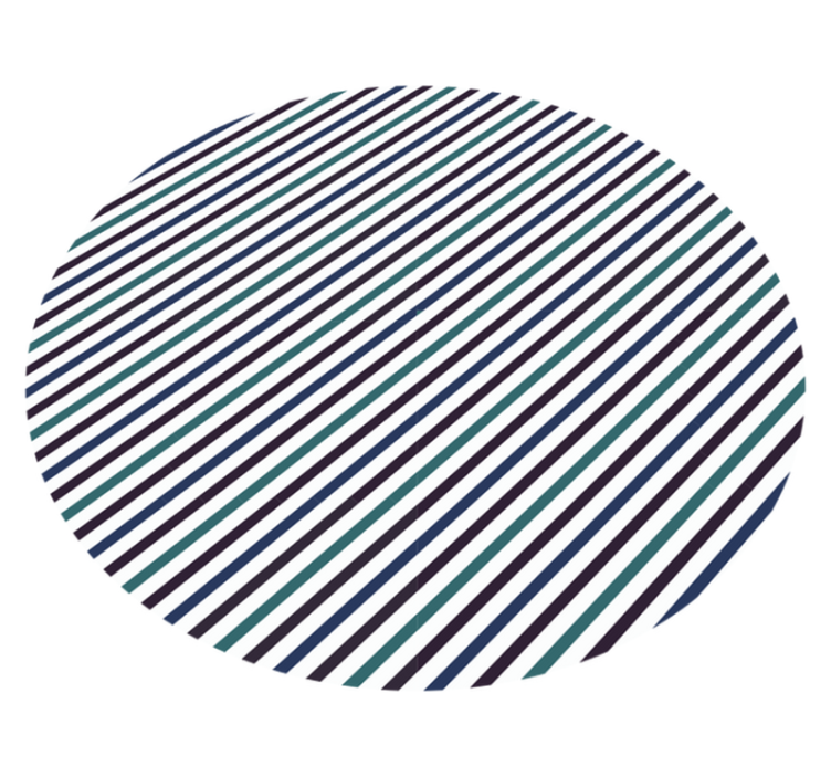 乙烯基地毯条纹 灰色和绿色 - TenStickers