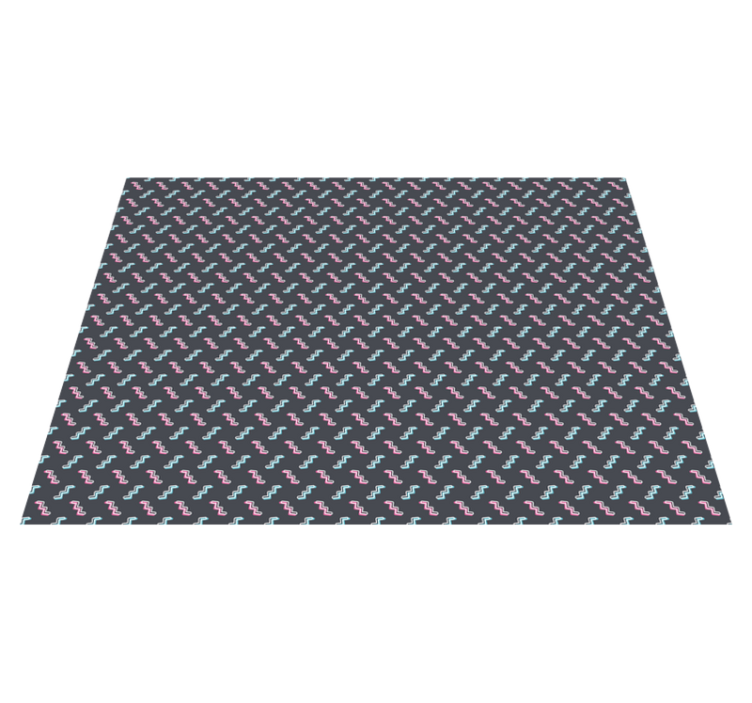 乙烯基地毯色彩斑斓的波浪形状 - TenStickers