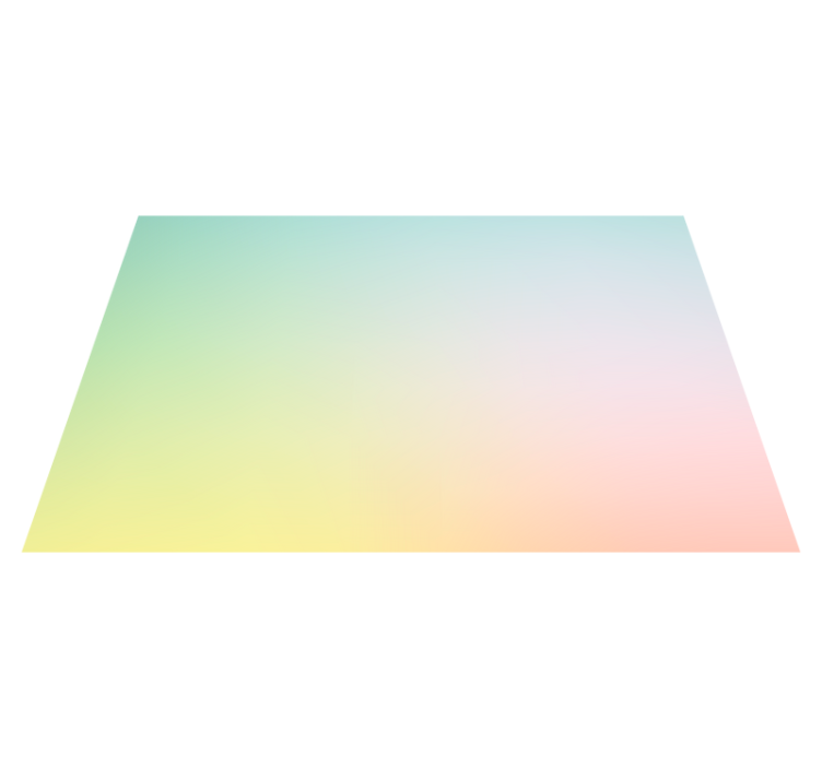 卧室乙烯基地毯柔和渐变色 - TenStickers