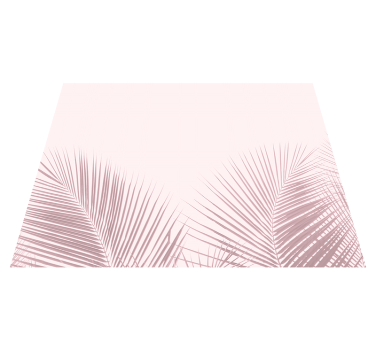 乙烯基花草地毯优雅棕榈图案 - TenStickers