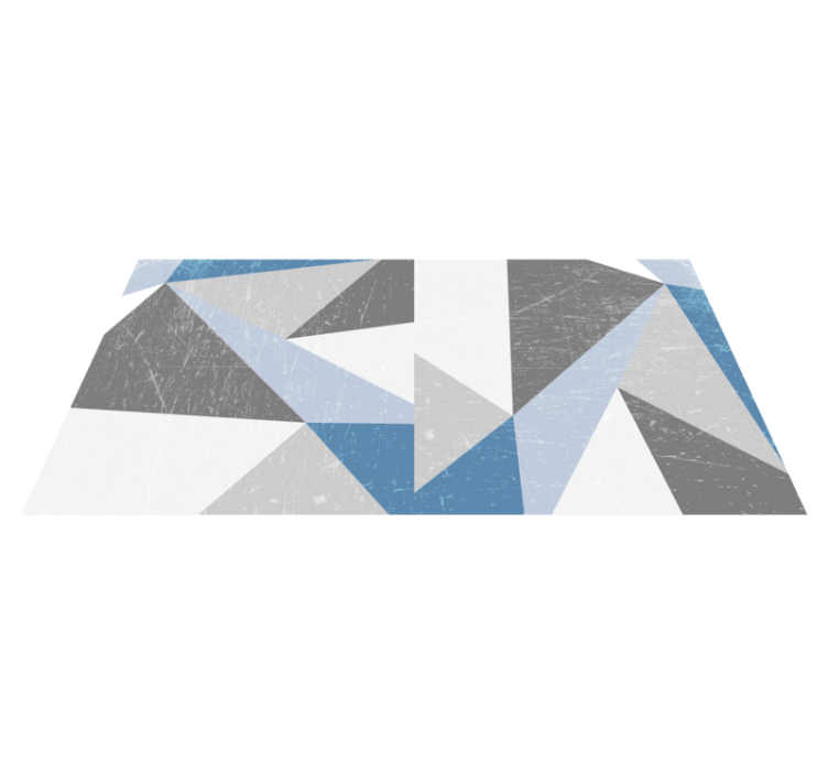 乙烯基地毯几何 几何大理石图案 - TenStickers