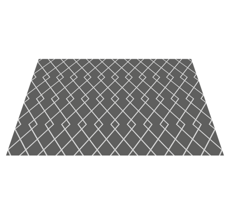 乙烯基地毯几何优雅钻石排列 - TenStickers