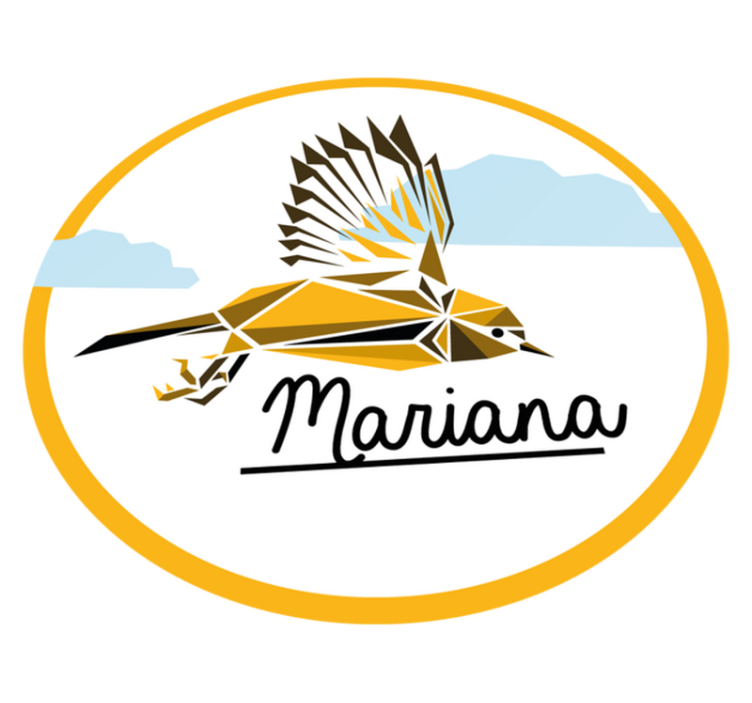 乙烯基地毯名称 个性化鸟 - TenStickers