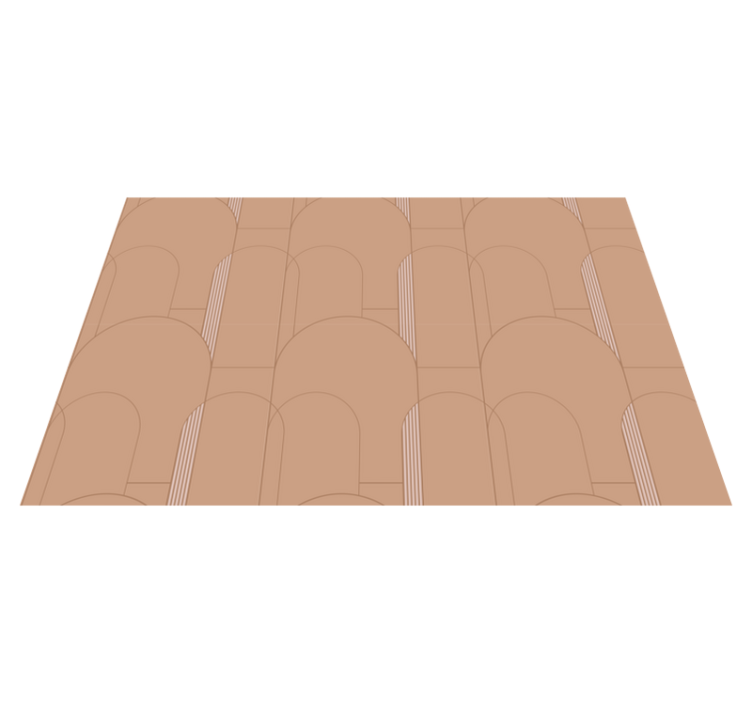 乙烯基地毯条纹 拱形花纹表面 - TenStickers