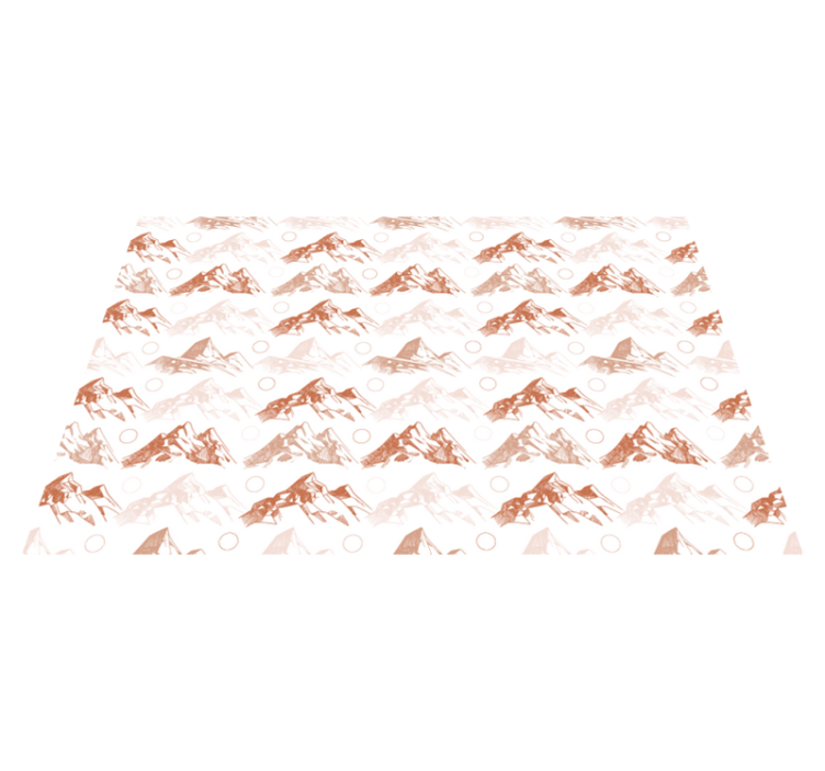 天然乙烯基地毯 山形图案 - TenStickers