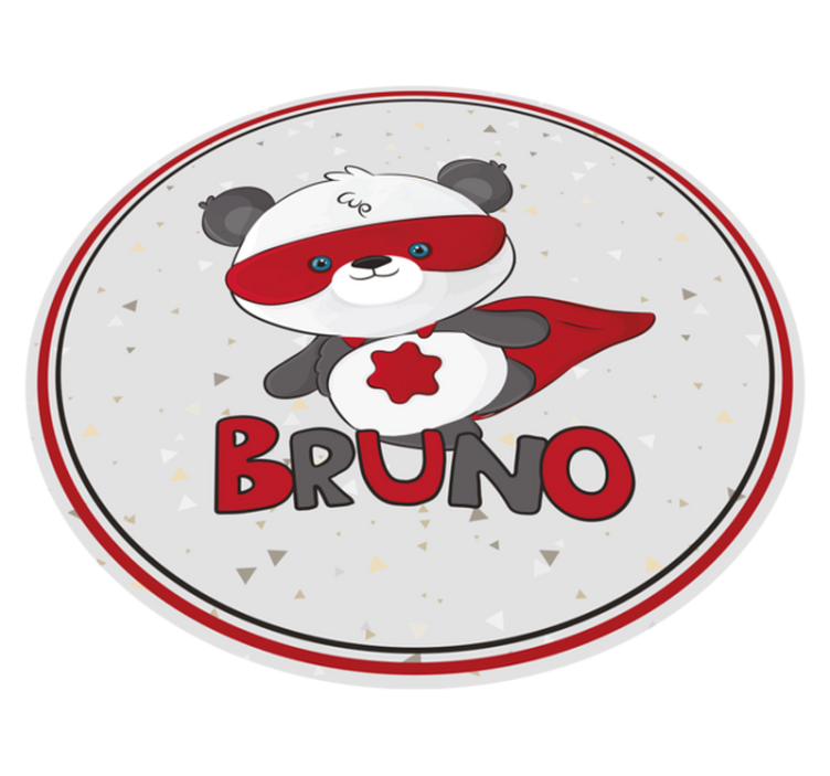 超级熊猫个性垫 - TenStickers