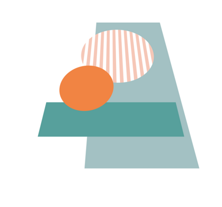 乙烯基地毯阳光几何圆圈 - TenStickers