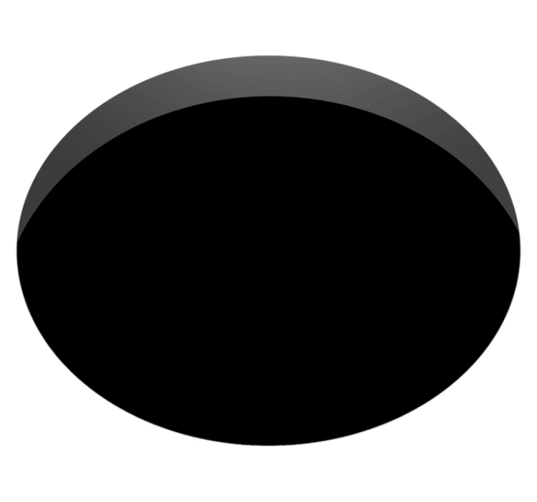 圆形乙烯基地毯 地板上的洞 - TenStickers