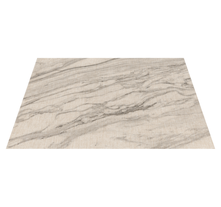 大理石乙烯基地毯象牙色调配黑色细节 - TenStickers