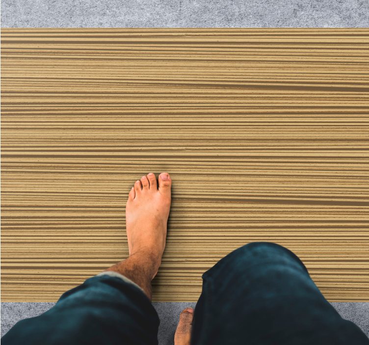 3d 波纹乡村风格客厅地毯 - TenStickers