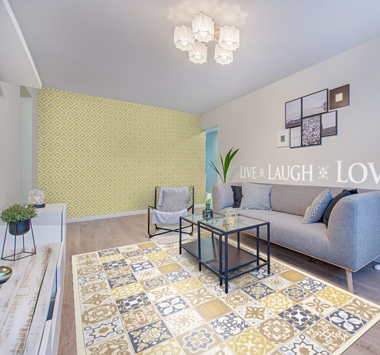 石灰石西班牙瓷砖瓷砖地毯 - TenStickers