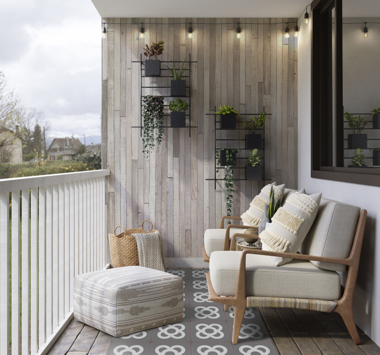 地毯pvc裤子巴塞罗那马赛克 - TenStickers