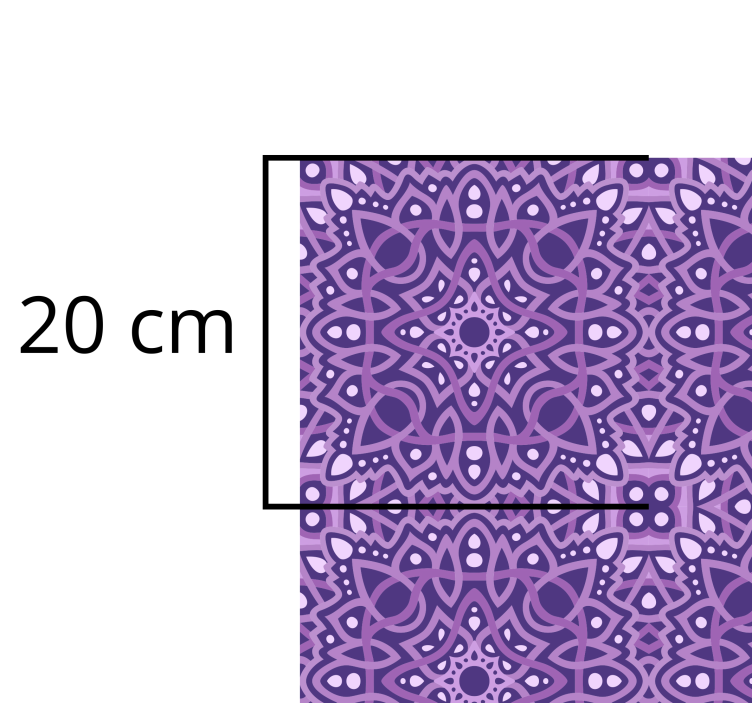 乙烯基地毯 曼陀罗交响曲 - TenStickers