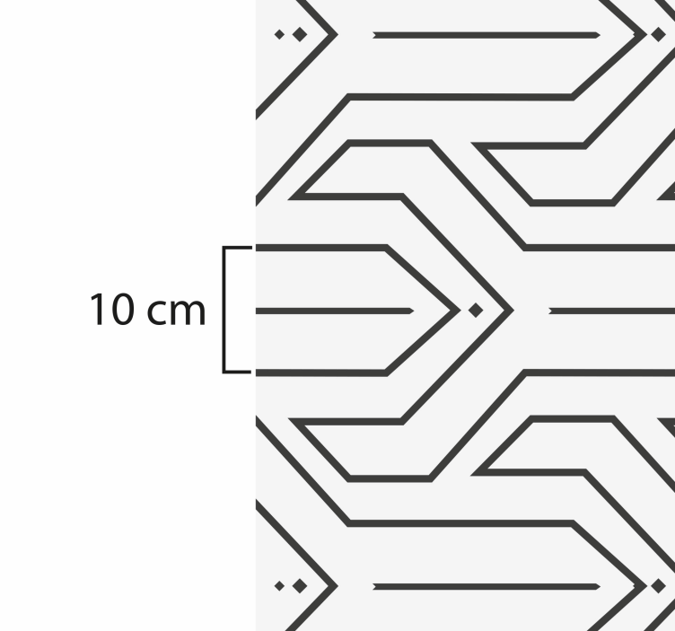乙烯基地毯几何 图案几何 - TenStickers