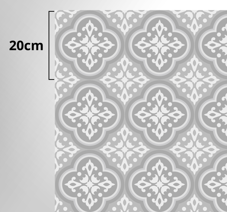 乙烯基地毯 图案对称 - TenStickers