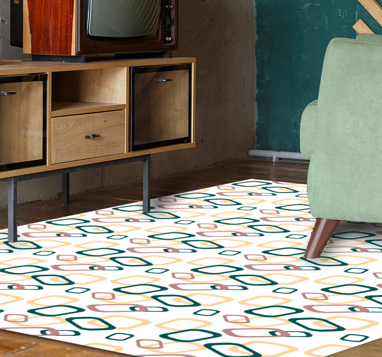 抽象不规则形式现代地毯 - TenStickers