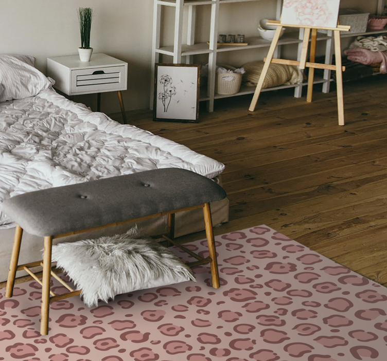 乙烯基地毯动物印花豹子点点 - TenStickers