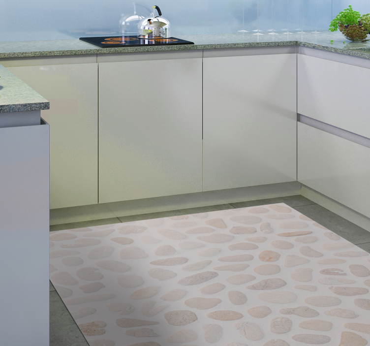 乙烯基地毯动物印花 中性卵石图案 - TenStickers