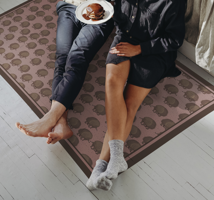 乙烯基地毯动物 刺猬形态 - TenStickers