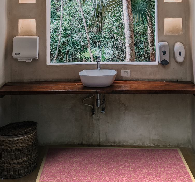 乙烯基地毯浴室 装饰图案 - TenStickers