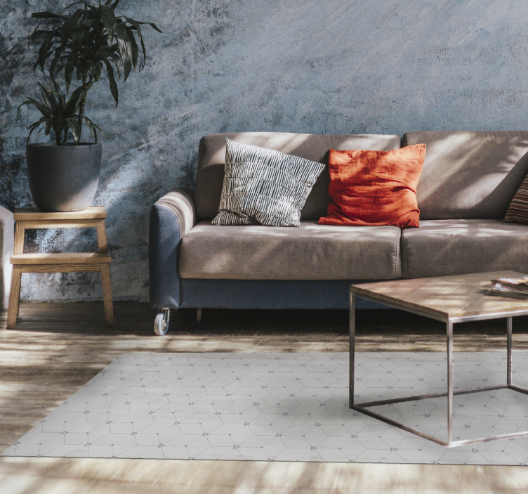 乙烯基地毯 几何平铺图案 - TenStickers