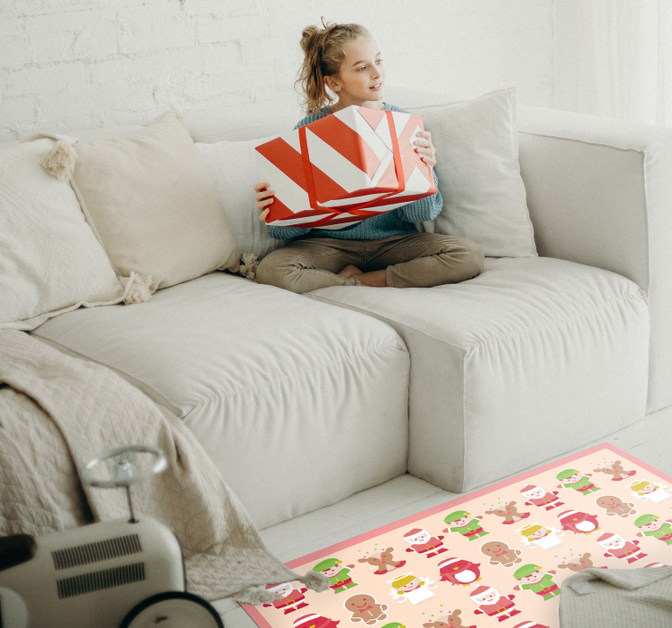 乙烯基地毯圣诞 节日人物 - TenStickers