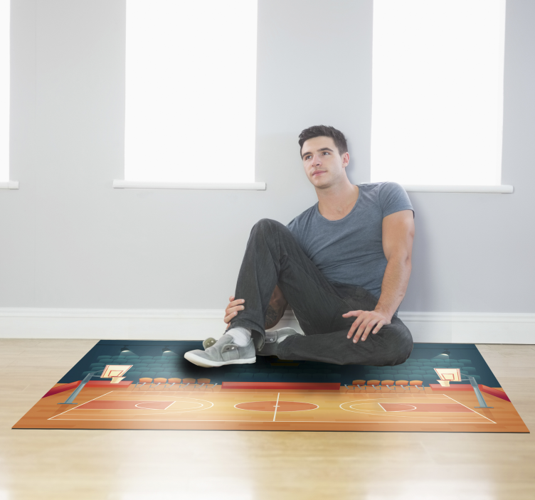 乙烯基地毯名称 定制运动场 - TenStickers