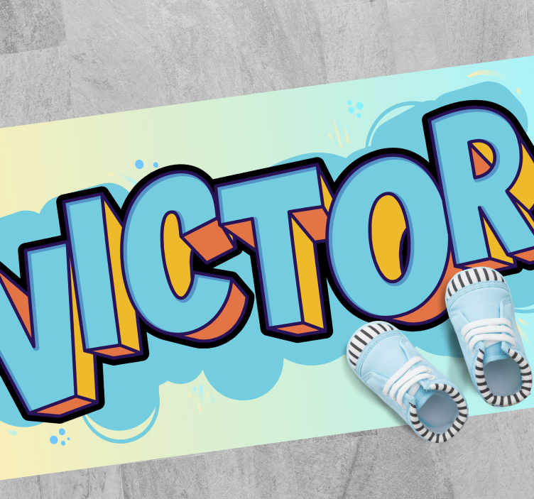 乙烯基地毯名称 可定制运动鞋 - TenStickers