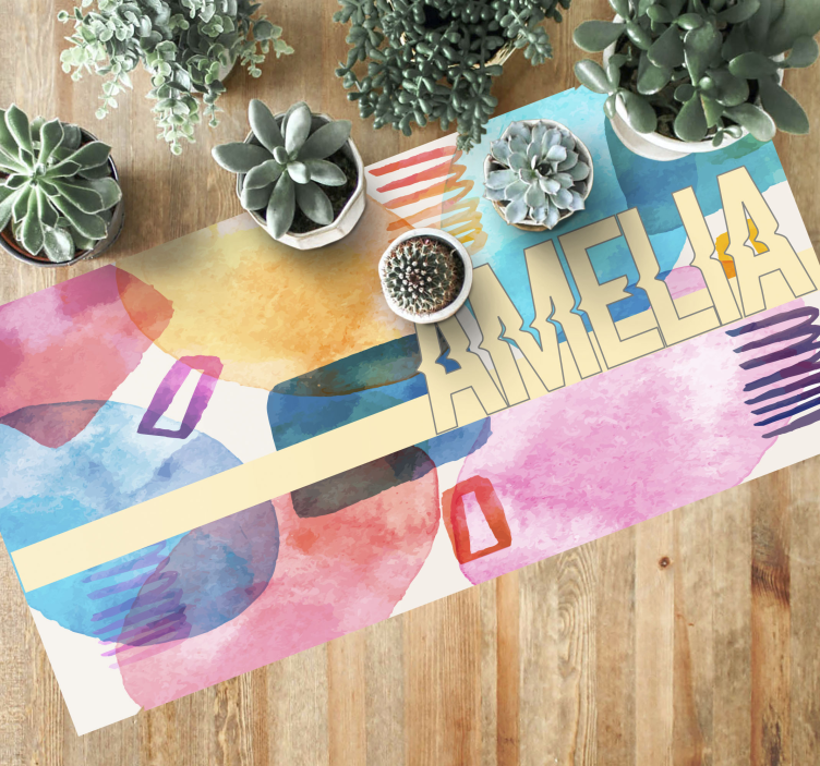 乙烯基地毯名称 自定义名称 - TenStickers