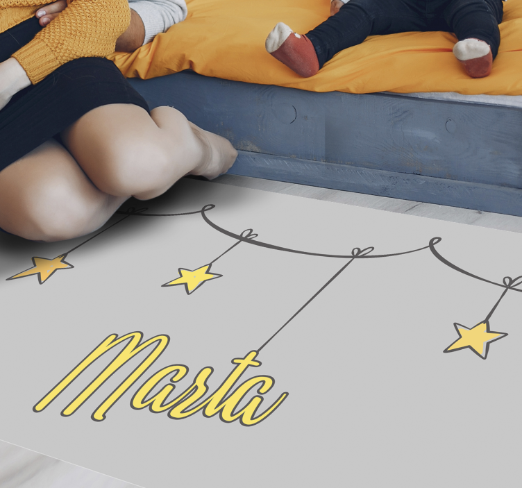 乙烯基地毯名称 定制星空 - TenStickers